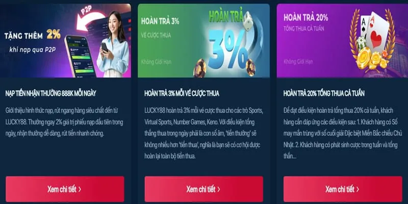 Sự Kiện Hoàn Trả Hấp Dẫn Hàng Tuần